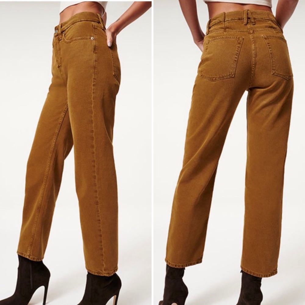 🆕 Good American Good Heritage Brown Denim Jeans